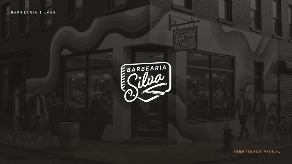Barbearia Silva - Branding