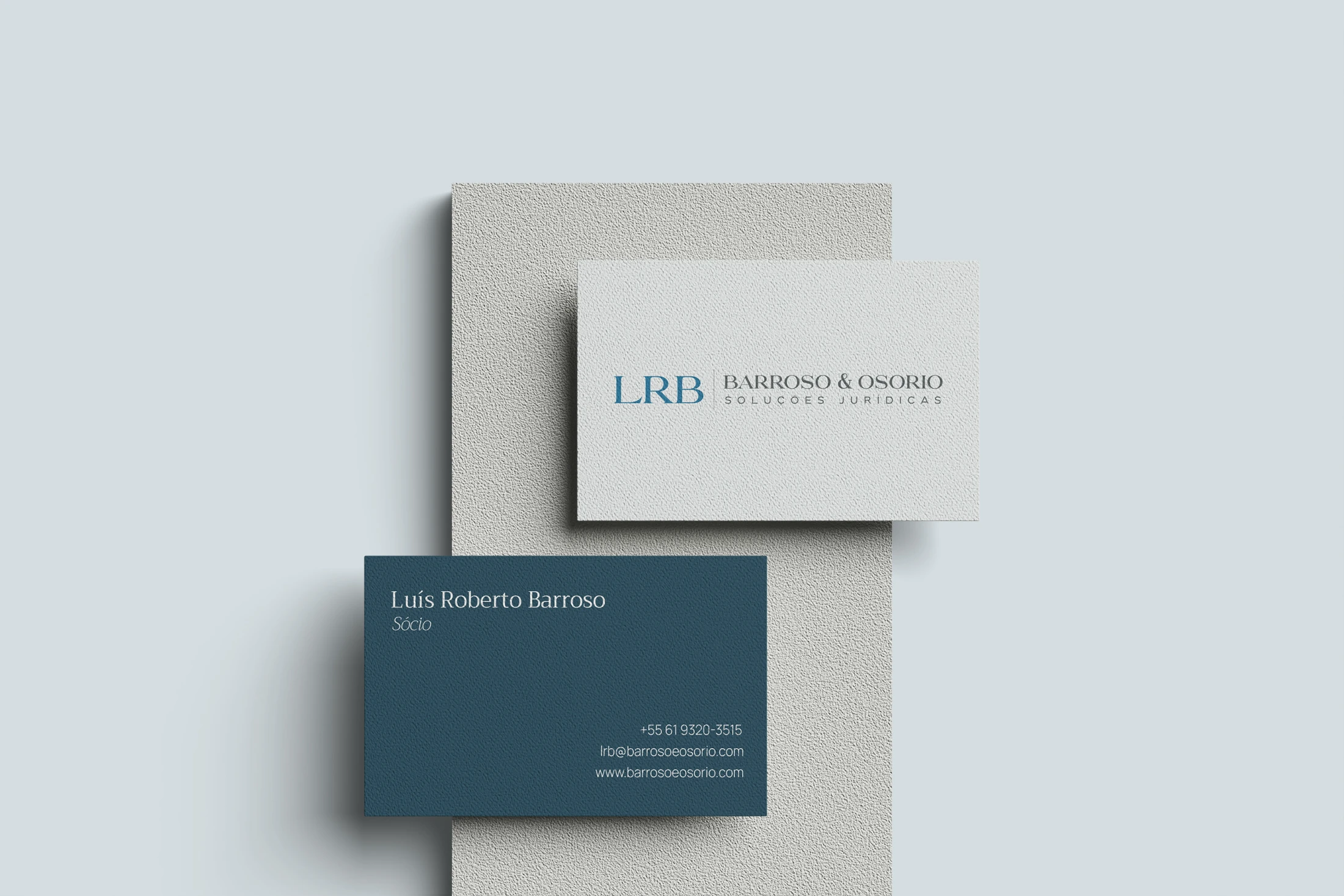 LRB stationery: envelopes, invitation, business cards, pen and the full set