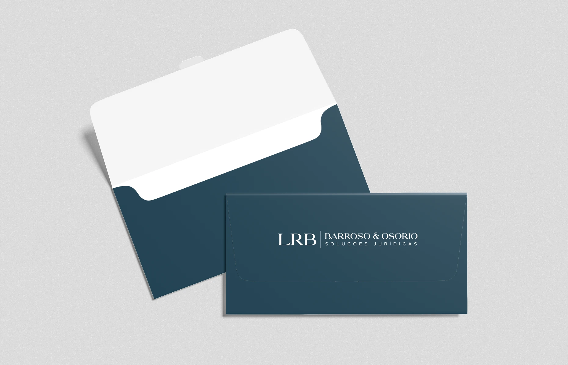 LRB stationery: envelopes, invitation, business cards, pen and the full set