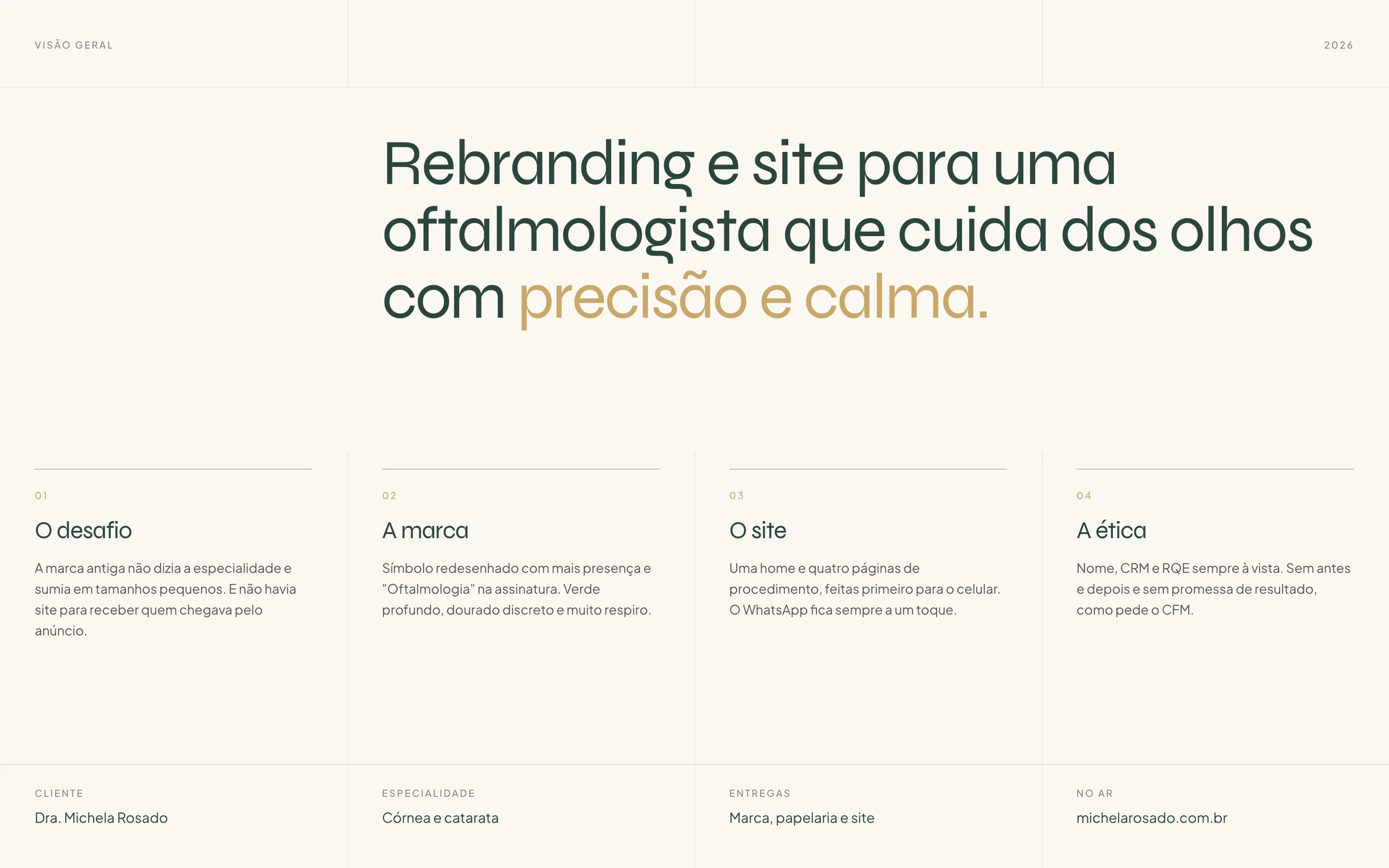 Project overview: challenge, approach, website and medical ethics